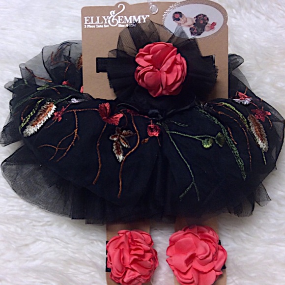 ELLA & EMMY Other - BABY GIRL PHOTO PROP 3PC TUTU SET